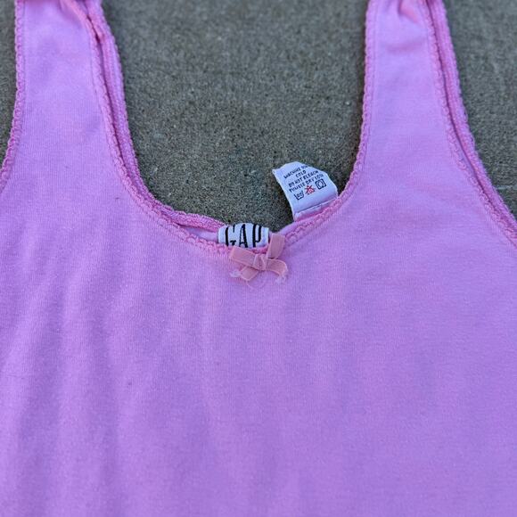 GAP Y2K Pink Tank Top - Women's Medium - Barbiecore - Picture 3 of 6
